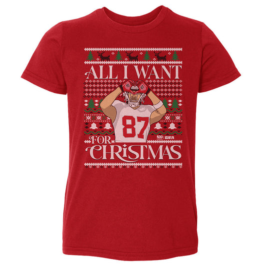 Travis Kelce Kansas City Ugly Sweater WHT