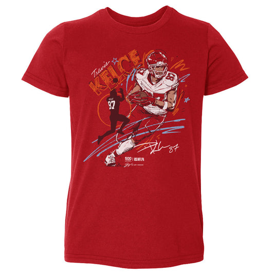 Travis Kelce Kansas City Scribble WHT