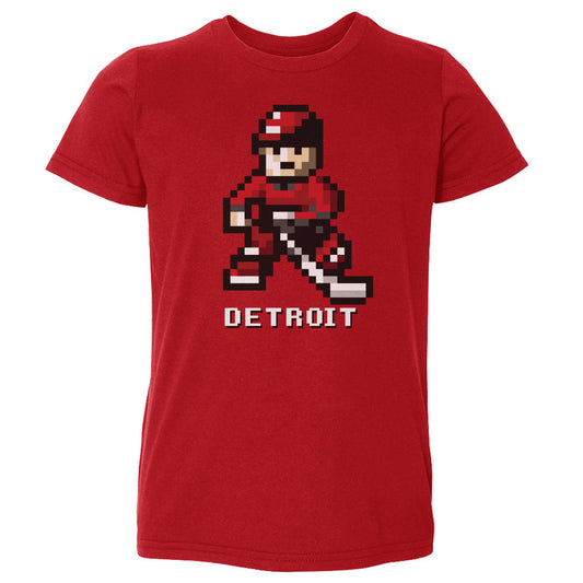 Detroit Hockey 8-bit WHT