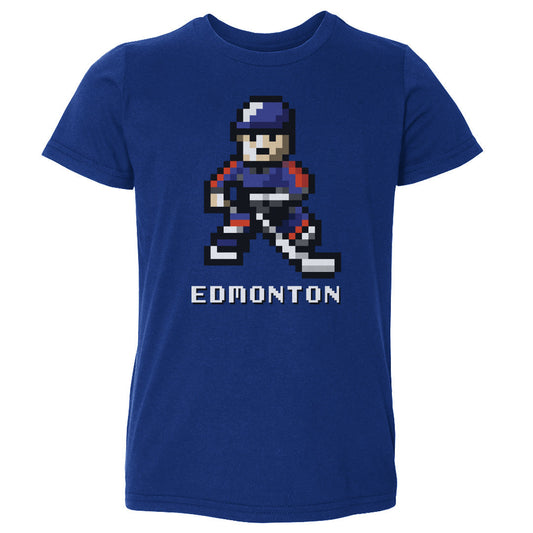 Edmonton Hockey 8-bit WHT