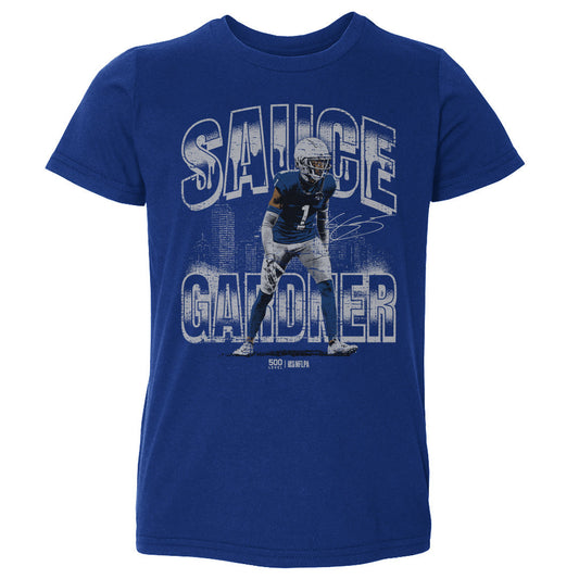 Sauce Gardner Indianapolis Skyline WHT