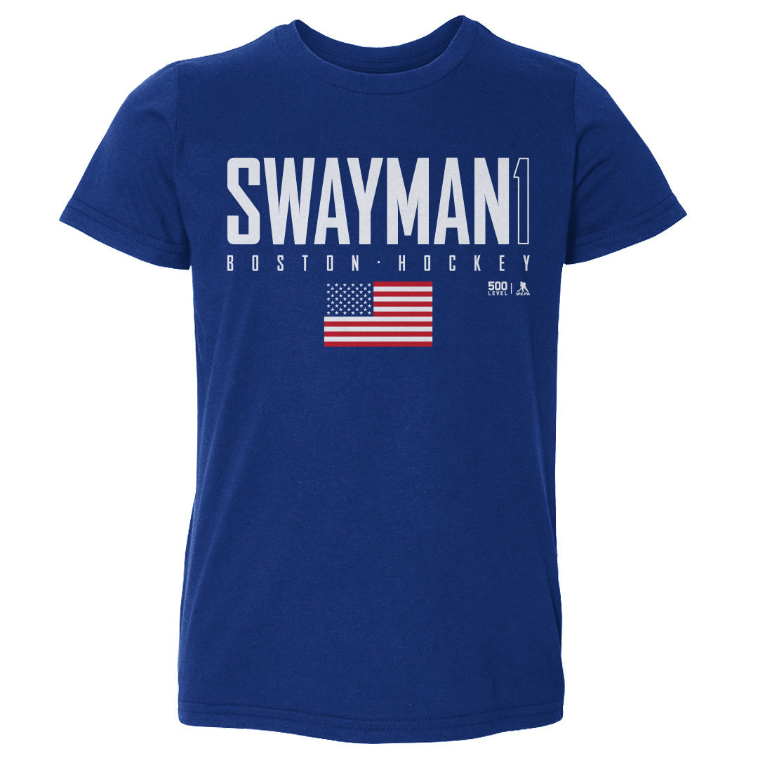 Jeremy Swayman Boston USA Elite WHT