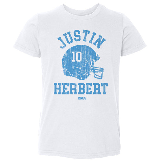 Justin Herbert Los Angeles C Helmet Font