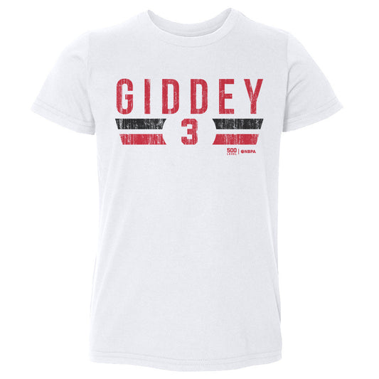 Josh Giddey Chicago Bulls Font