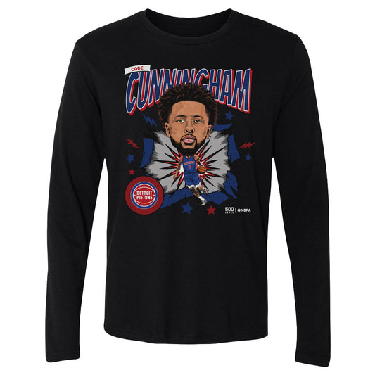 Cade Cunningham Detroit Pistons Caricature WHT