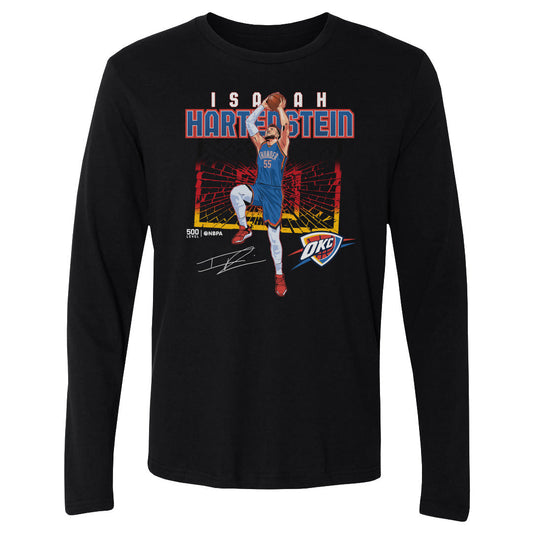 Isaiah Hartenstein Oklahoma City Thunder Shattered Flag WHT