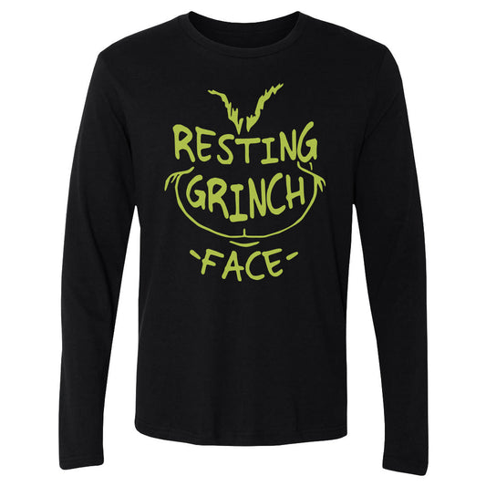 Christmas Resting Grinch Face WHT