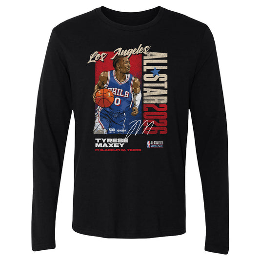 Tyrese Maxey Philadelphia 76ers 2026 NBA All-Star Vertical WHT