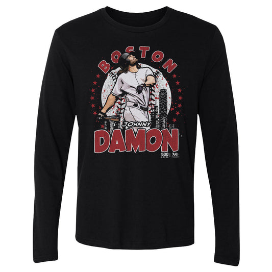 Johnny Damon Boston Gritty WHT