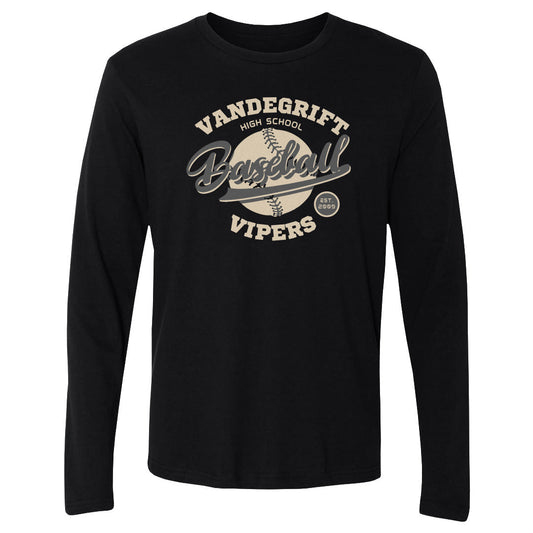 Vandegrift Crown Trio Baseball Script WHT