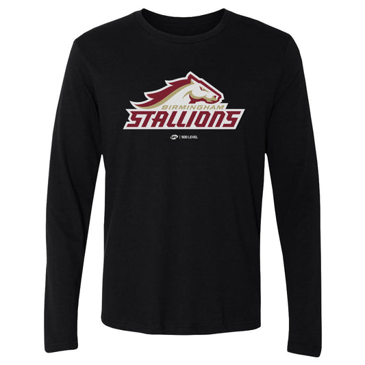 Birmingham Stallions Primary Logo WHT