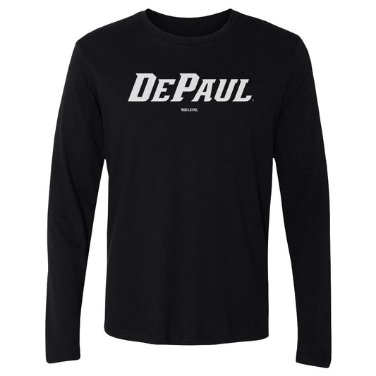 DePaul Blue Demons Wordmark White WHT