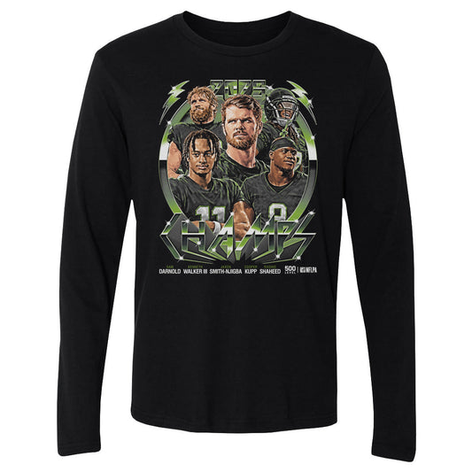 Seattle Football 2025 Champs Vintage Neon WHT