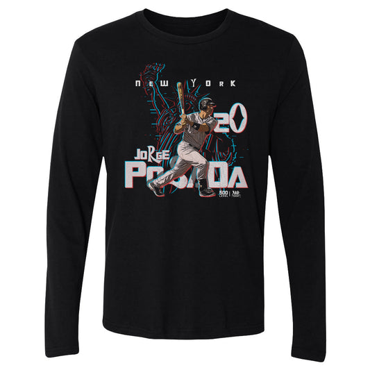 Jorge Posada New York Y 3D Graphic WHT