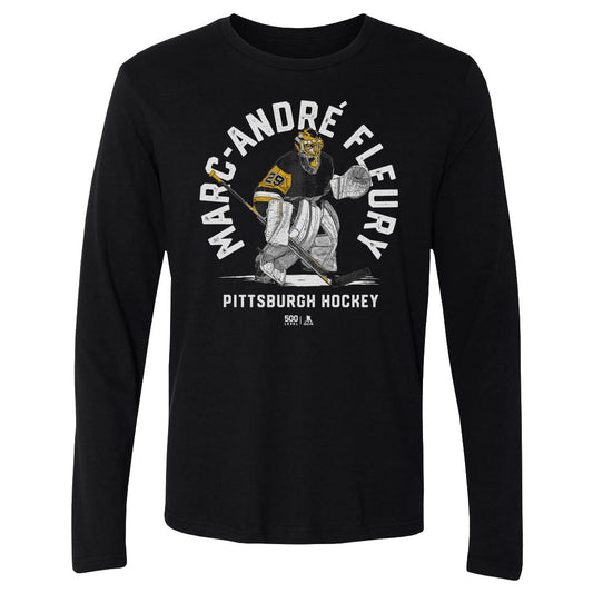 Marc-Andre Fleury Pittsburgh Emblem WHT