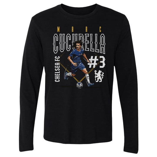 Marc Cucurella Chelsea FC Outline Number WHT