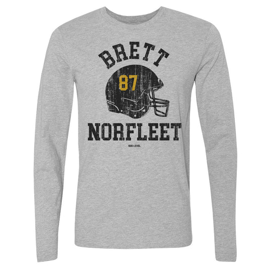 Brett Norfleet College Helmet Font