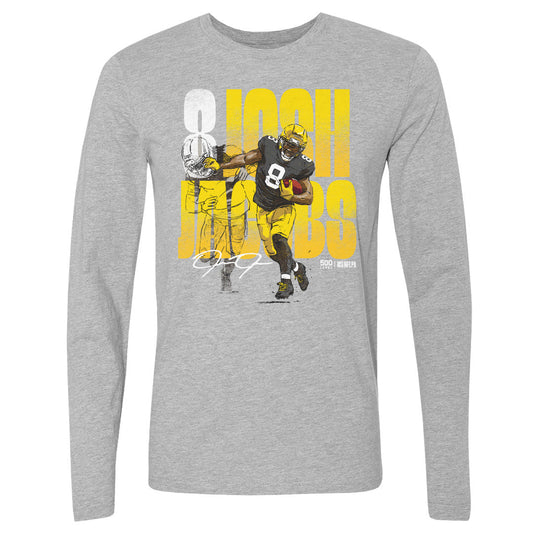 Josh Jacobs Green Bay Stiff Arm WHT