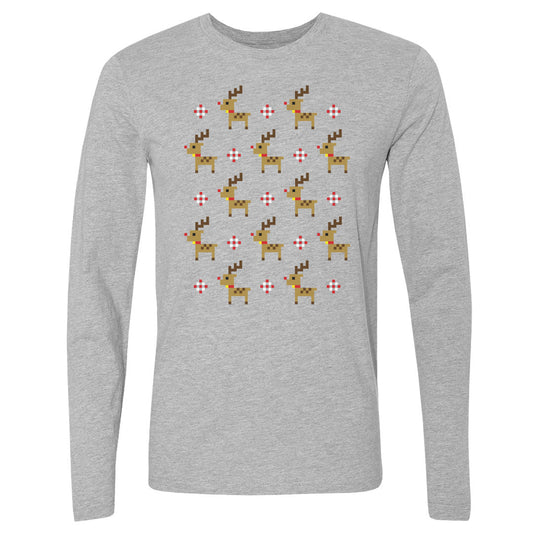 Christmas 8-bit Reindeer WHT