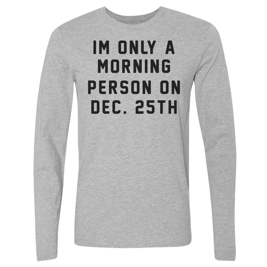 Christmas Morning Person On Christmas