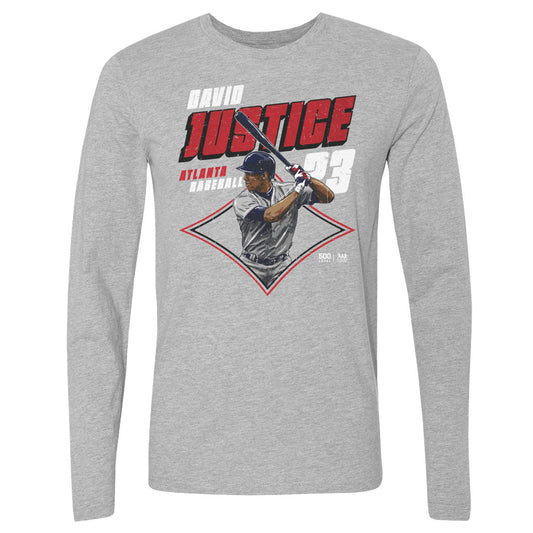 David Justice Atlanta Diamond WHT