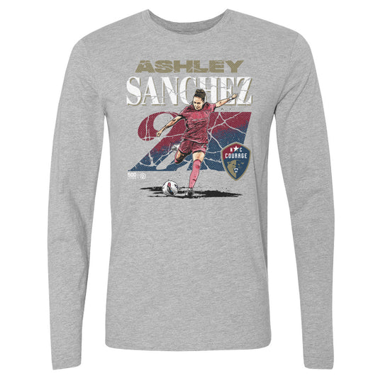Ashley Sanchez North Carolina Courage Cracked Number WHT
