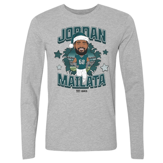 Jordan Mailata Philadelphia Santa Hat WHT