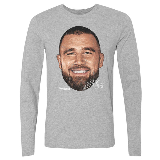 Travis Kelce Kansas City Vintage Head WHT
