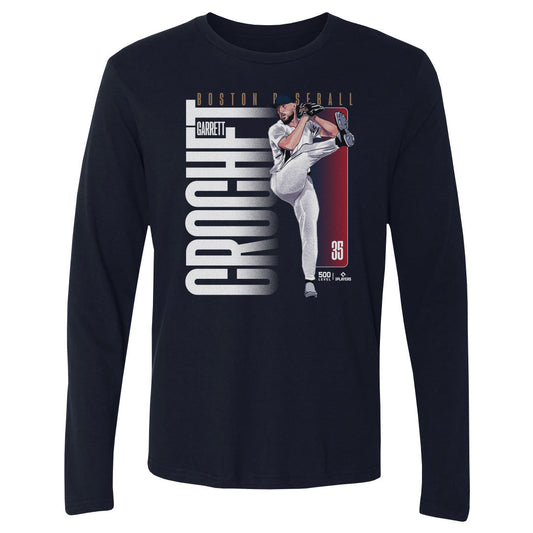Garrett Crochet Boston Vertical Name WHT