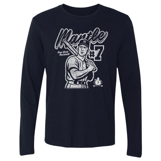 Mickey Mantle New York Y Retro WHT