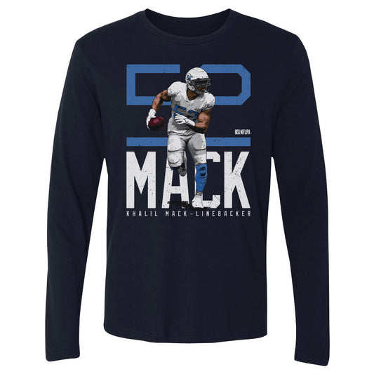 Khalil Mack Los Angeles C Bold Number WHT