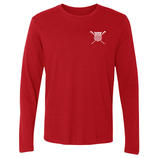 USRowing Emblem Pocket White WHT