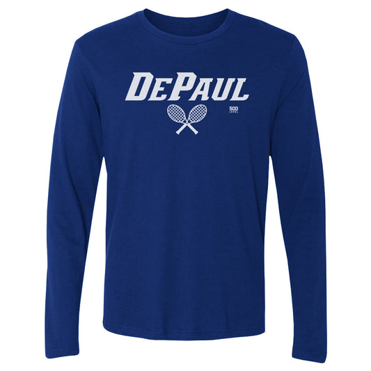 DePaul Blue Demons Tennis Minimalist WHT