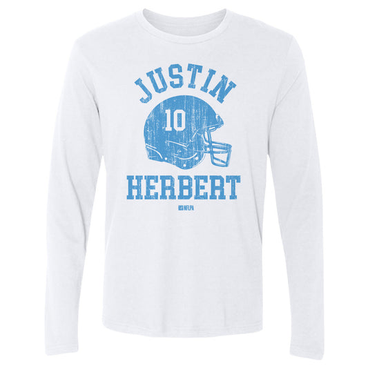 Justin Herbert Los Angeles C Helmet Font