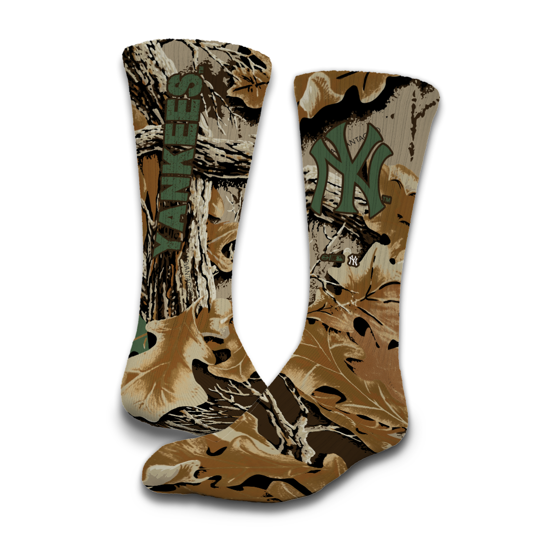 New York Yankees RealTree Camo Sock/Slide Bundle