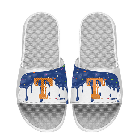Texas Rangers Ice Cream Drip Slide Sandals