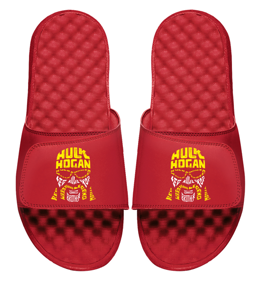 Hulk Hogan Face Slide Sandal