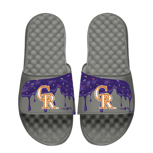 Colorado Rockies Ice Cream Drip Slide Sandals