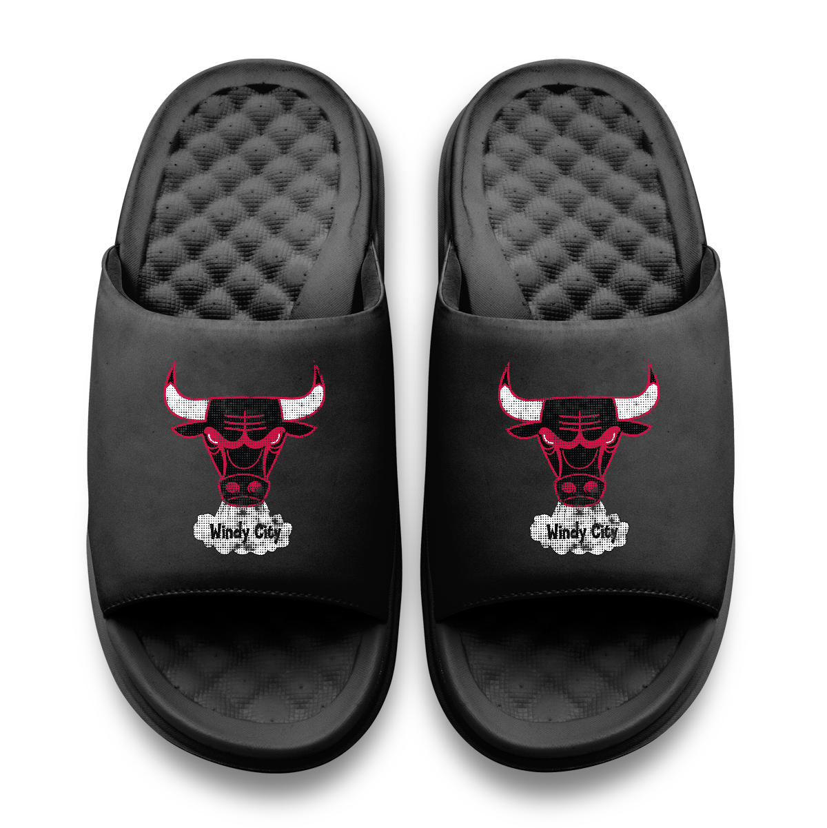 Chicago Bulls Hardwood Classics Distressed Logo Motive