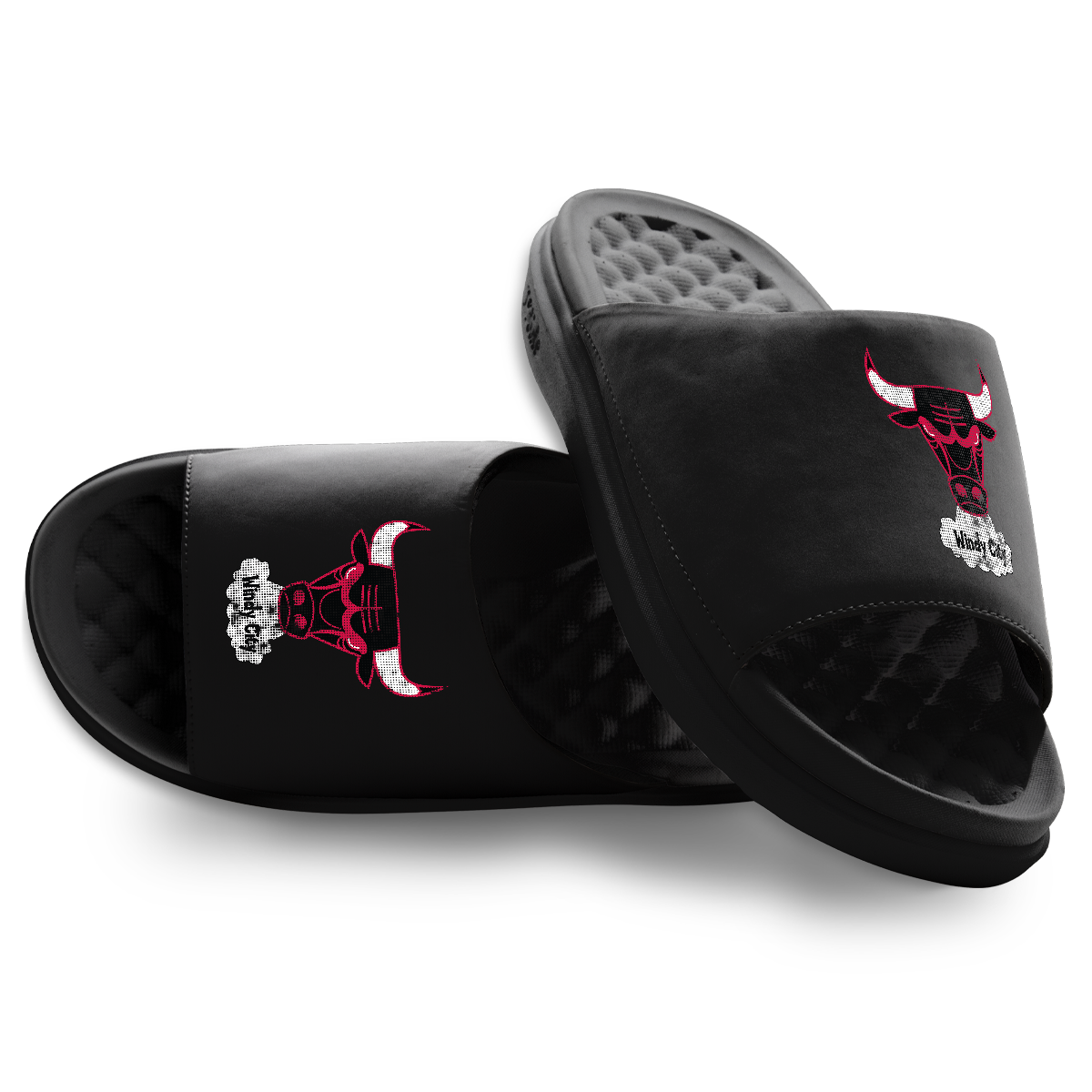 Chicago Bulls Hardwood Classics Distressed Logo Motive