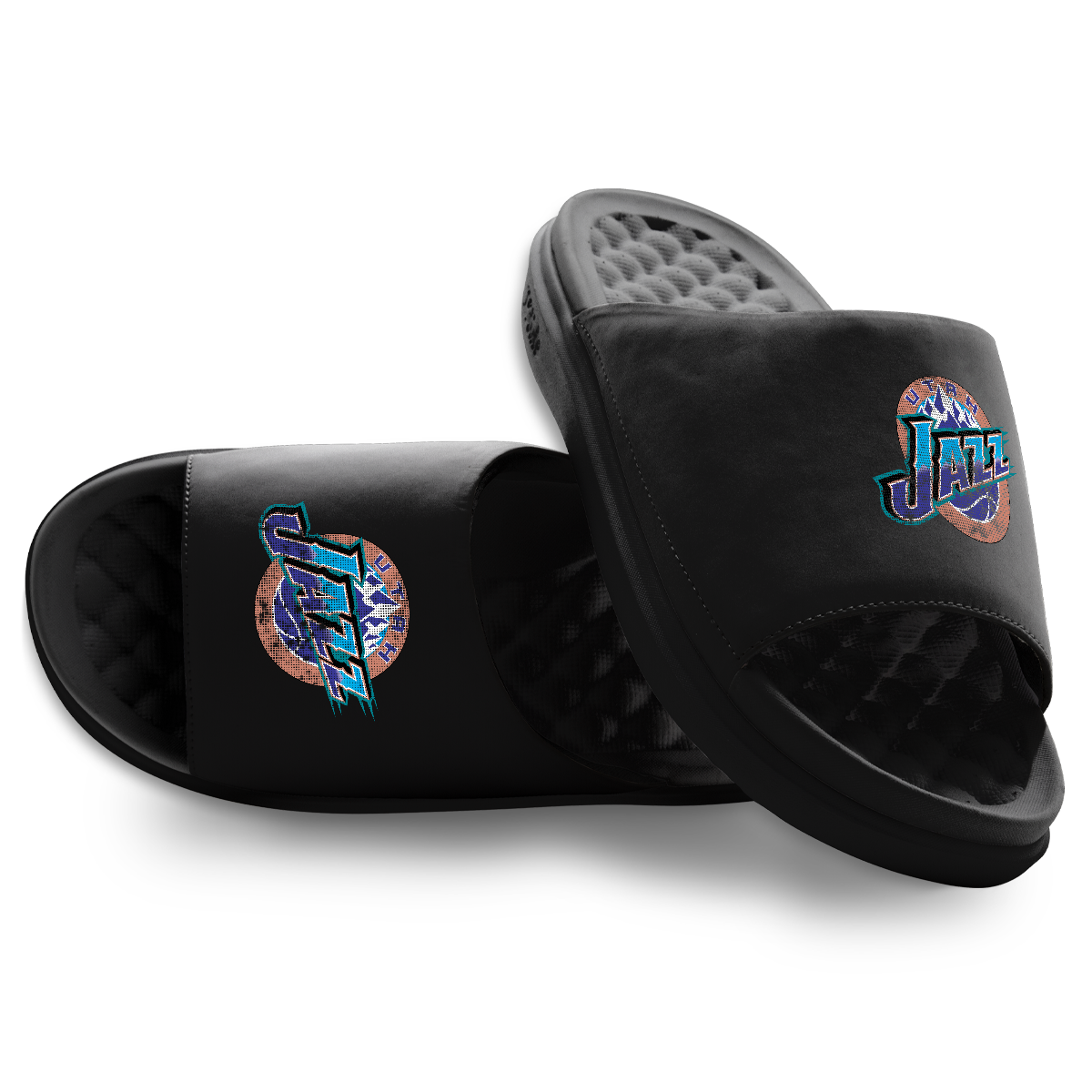 Utah Jazz Hardwood Classics Distressed Logo Motive