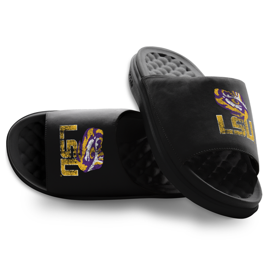 LSU Tigers Pixeled Distressed Motive