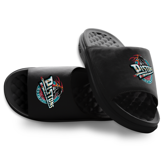 Detroit Pistons Hardwood Classics Distressed Logo Motive