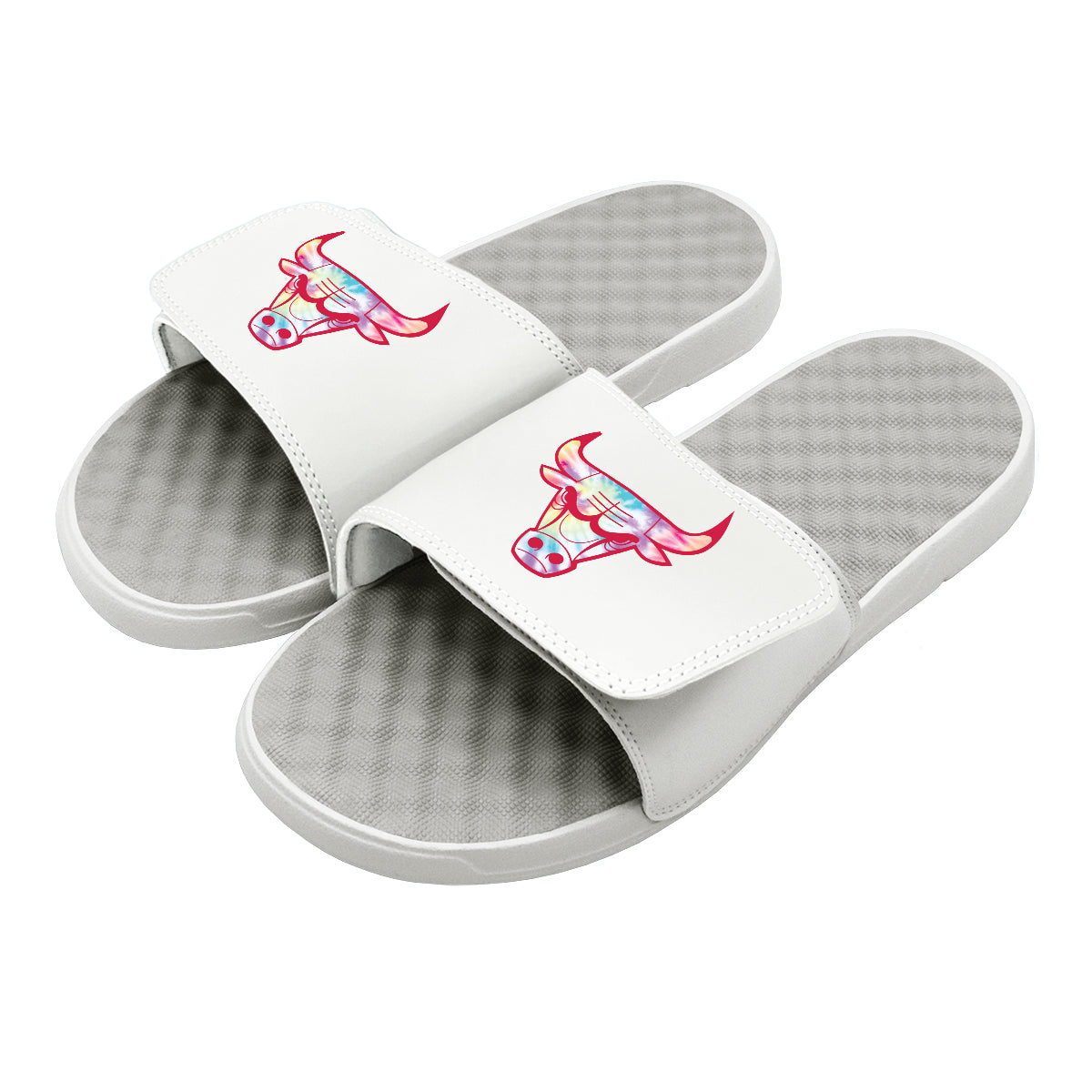 Chicago Bulls Tie Dye Clip Slides