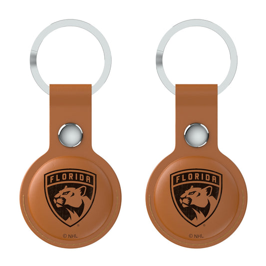 Florida Panthers Burn Brown Airtag Holder 2-Pack