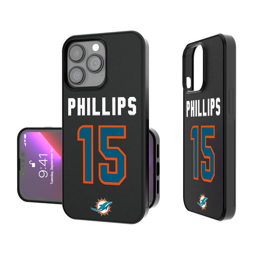 Jaelan Phillips Miami Dolphins 15 Ready Bump Phone Case