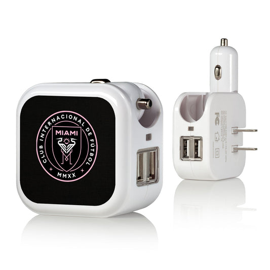 Inter Miami CF Solid 2 in 1 USB Charger