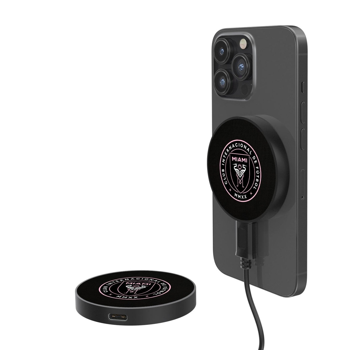 Inter Miami CF Solid 15-Watt Wireless Magnetic Charger