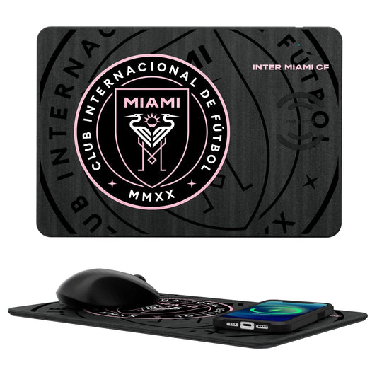 Inter Miami CF Tilt 15-Watt Wireless Charger and Mouse Pad