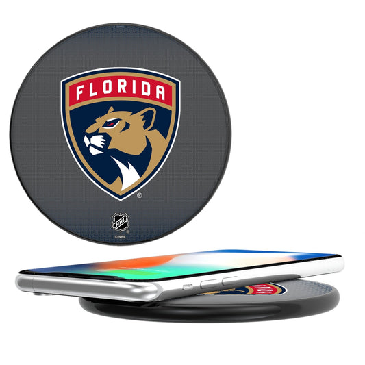 Florida Panthers Linen 15-Watt Wireless Charger